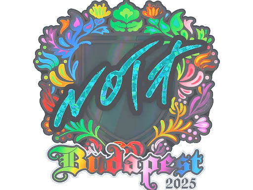 Sticker nota (Holo) | Budapest 2025 - Preço e onde comprar no CS2