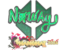 Sticker noway (Glitter) | Shanghai 2024 - Preço e onde comprar no CS2