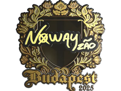 Sticker noway (Gold) | Budapest 2025 - Preço e onde comprar no CS2