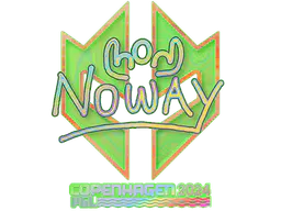 Sticker noway (Holo) | Copenhagen 2024 - Preço e onde comprar no CS2
