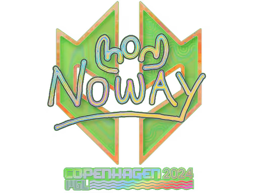 Sticker noway (Holo) | Copenhagen 2024 - Preço e onde comprar no CS2
