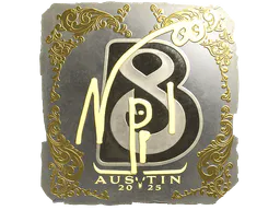 Sticker npl (Gold) | Austin 2025 - Preço e onde comprar no CS2