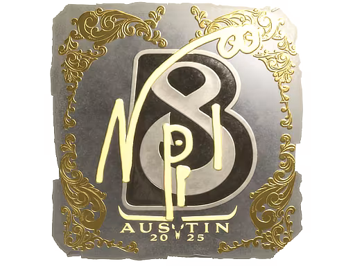 Sticker npl (Gold) | Austin 2025 - Preço e onde comprar no CS2