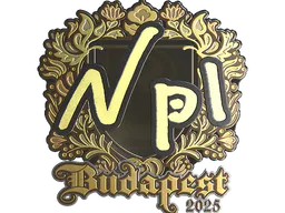 Sticker npl (Gold) | Budapest 2025 - Preço e onde comprar no CS2