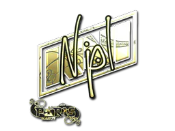 Sticker npl (Gold) | Paris 2023 - Preço e onde comprar no CS2