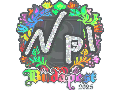 Sticker npl (Holo) | Budapest 2025 - Preço e onde comprar no CS2
