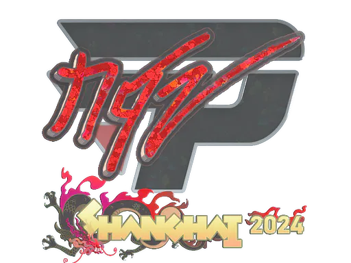 Sticker NQZ (Glitter) | Shanghai 2024 - Preço e onde comprar no CS2