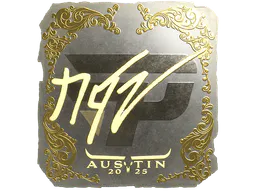 Sticker NQZ (Gold) | Austin 2025 - Preço e onde comprar no CS2