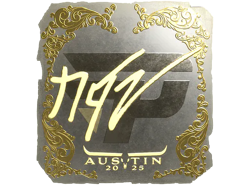 Sticker NQZ (Gold) | Austin 2025 - Preço e onde comprar no CS2