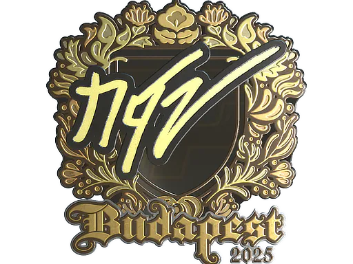 Sticker NQZ (Gold) | Budapest 2025 - Preço e onde comprar no CS2