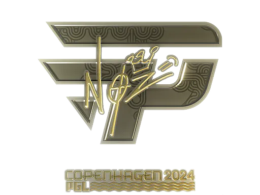 Sticker NQZ (Gold) | Copenhagen 2024 - Preço e onde comprar no CS2