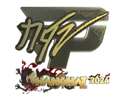 Sticker NQZ (Gold) | Shanghai 2024 - Preço e onde comprar no CS2