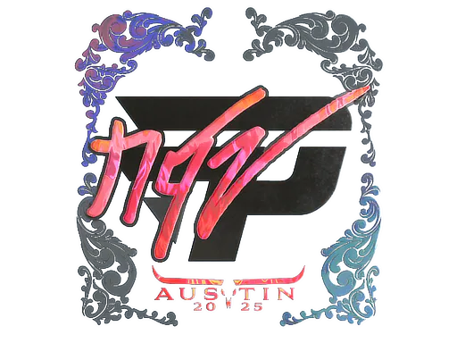 Sticker NQZ (Holo) | Austin 2025 - Preço e onde comprar no CS2