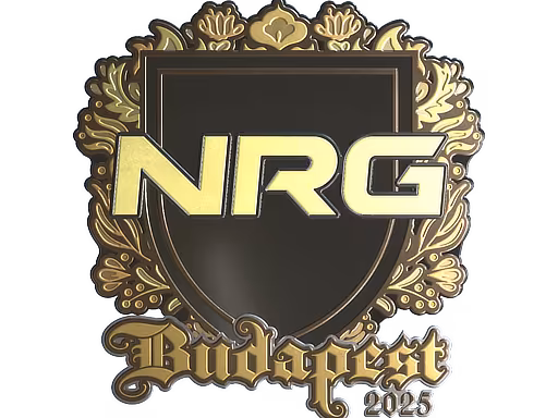 Sticker NRG (Gold) | Budapest 2025 - Preço e onde comprar no CS2
