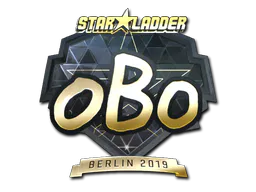 Sticker oBo (Gold) | Berlin 2019 - Preço e onde comprar no CS2