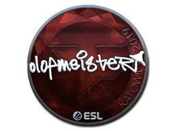 Sticker olofmeister (Foil) | Katowice 2019 - Preço e onde comprar no CS2