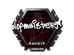 Sticker olofmeister (Foil) | London 2018 - Preço e onde comprar no CS2