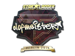 Sticker olofmeister (Gold) | Berlin 2019 - Preço e onde comprar no CS2
