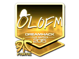 Sticker olofmeister (Gold) | Cluj-Napoca 2015 - Preço e onde comprar no CS2