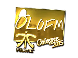Sticker olofmeister (Gold) | Cologne 2015 - Preço e onde comprar no CS2