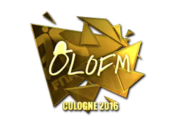 Sticker olofmeister (Gold) | Cologne 2016 - Preço e onde comprar no CS2