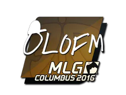 Sticker olofmeister | MLG Columbus 2016 - Preço e onde comprar no CS2