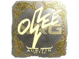 Sticker oSee (Gold) | Austin 2025 - Preço e onde comprar no CS2