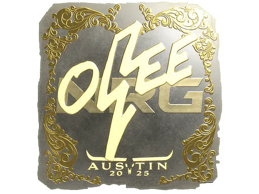 Sticker oSee (Gold) | Austin 2025 - Preço e onde comprar no CS2