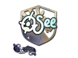 Sticker oSee (Holo) | Paris 2023 - Preço e onde comprar no CS2