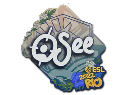 Sticker oSee | Rio 2022 - Preço e onde comprar no CS2