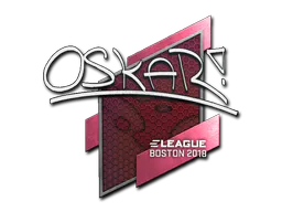 Sticker oskar | Boston 2018 - Preço e onde comprar no CS2