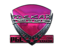 Sticker oskar (Foil) | Krakow 2017 - Preço e onde comprar no CS2