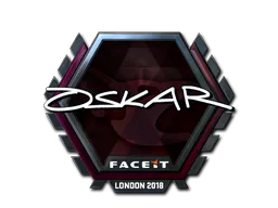 Sticker oskar (Foil) | London 2018 - Preço e onde comprar no CS2