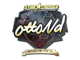 Sticker ottoNd (Gold) | Berlin 2019 - Preço e onde comprar no CS2