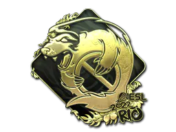 Sticker Outsiders (Gold) | Rio 2022 - Preço e onde comprar no CS2