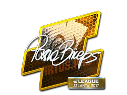 Sticker pashaBiceps (Foil) | Atlanta 2017 - Preço e onde comprar no CS2