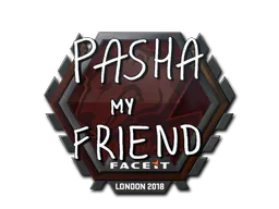Sticker pashaBiceps | London 2018 - Preço e onde comprar no CS2