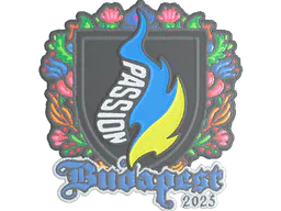 Sticker Passion UA (Embroidered) | Budapest 2025 - Preço e onde comprar no CS2