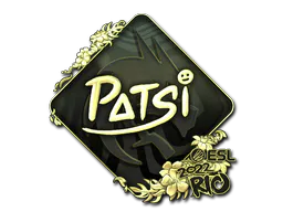 Sticker Patsi (Gold) | Rio 2022 - Preço e onde comprar no CS2