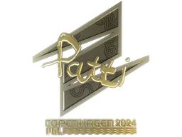 Sticker Patti (Gold) | Copenhagen 2024 - Preço e onde comprar no CS2