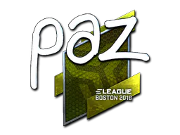 Sticker paz (Foil) | Boston 2018 - Preço e onde comprar no CS2