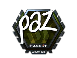 Sticker paz (Foil) | London 2018 - Preço e onde comprar no CS2