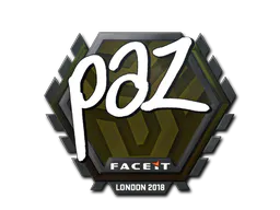 Sticker paz | London 2018 - Preço e onde comprar no CS2