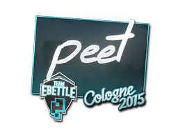 Sticker peet | Cologne 2015 - Preço e onde comprar no CS2
