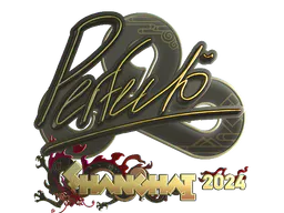 Sticker Perfecto (Gold) | Shanghai 2024 - Preço e onde comprar no CS2