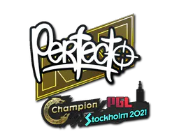 Sticker Perfecto | Stockholm 2021 - Preço e onde comprar no CS2