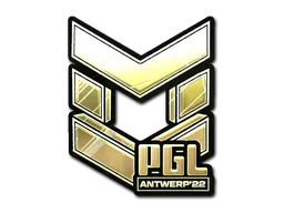Sticker PGL (Gold) | Antwerp 2022 - Preço e onde comprar no CS2