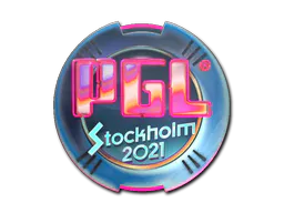 Sticker PGL (Holo) | Stockholm 2021 - Preço e onde comprar no CS2