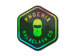 Sticker Phoenix Balaclava Co. (Holo) - Preço e onde comprar no CS2