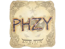 Sticker phzy | Austin 2025 - Preço e onde comprar no CS2